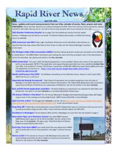 Page 1  April 27th, 2015 News , updates and recent announcements from our tribe, calendar of events, flyers, prayers and more information. Please note that: Hyperlinks are scattered throughout the RRN .These ‘links’ 