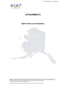 001-C-22-PER-D-0001, DecemberATTACHMENT E Right‐of‐Way Lease Stipulations 