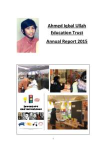 Ahmed Iqbal Ullah Education Trust Annual Report