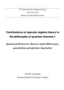 QFTs Between single-Hilbert-space parochialism and algebraic imperialism
