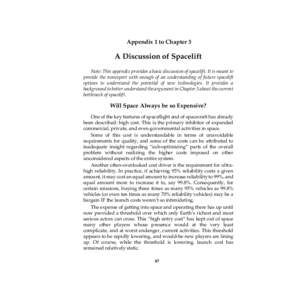 Appendix 1 to Chapter 3  A Discussion of Spacelift Note: This appendix provides a basic discussion of spacelift. It is meant to provide the nonexpert with enough of an understanding of future spacelift options to underst