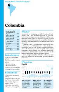 ©Lonely Planet Publications Pty Ltd  Colombia Bogotá........................... 532 Parque Nacional Natural El Cocuy[removed]