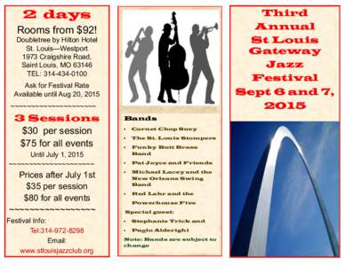 Third Annual St Louis Gateway Jazz Festival