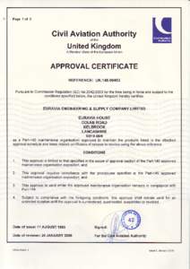 Page 1 of 2  Civil AviationAuthority of the  UnitedKingdom