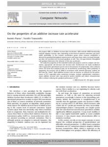 ARTICLE IN PRESS Computer Networks xxxxxx–xxx Contents lists available at ScienceDirect  Computer Networks