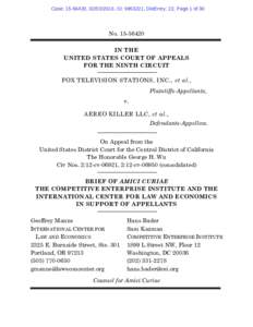 Case: , , ID: , DktEntry: 22, Page 1 of 30  NoIN THE UNITED STATES COURT OF APPEALS FOR THE NINTH CIRCUIT