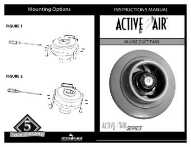 Mounting Options  INSTRUCTIONS MANUAL FIGURE 1