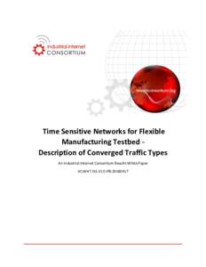 Time Sensitive Networks for Flexible Manufacturing Testbed Description of Converged Traffic Types An Industrial Internet Consortium Results White Paper IIC:WHT:IS3:V1.0:PB:  Description of Converged Traffic Type
