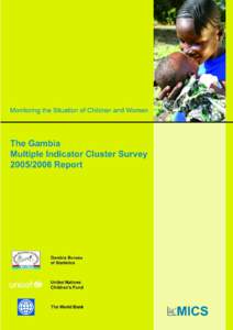 Copyright  Gambia Bureau of Statistics 2007 Published 2007 Front Cover: UNICEF/GamGiacomo Pirozzi