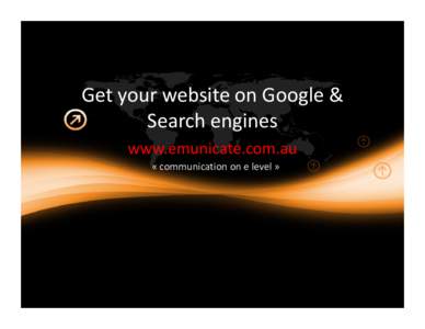Get your website on Google & Search engines
