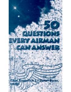 Fifty Questions every Airman Can Answer