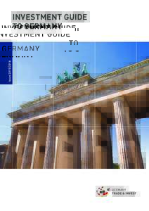 IssueINVESTMENT GUIDE TO GERMANY  Foreword