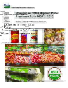 Changes in Retail Organic Price Premiums from 2004 to 2010