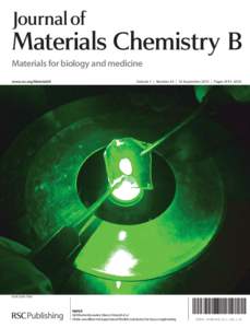 Journal of  Materials Chemistry B Materials for biology and medicine www.rsc.org/MaterialsB
