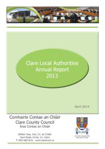 Clare Local Authorities Annual Report 2013 April 2014