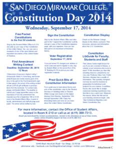 2014 Constitution Day - MIRAMAR