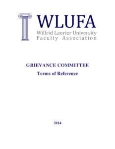 WLUFA Grievance Committee