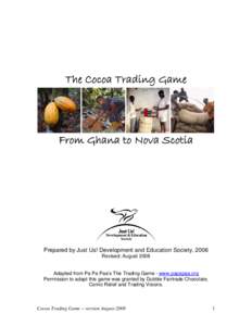 Microsoft Word - Cocoa Trading Game_Manual_Aug08_JUDES