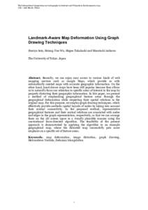 Microsoft Word - H1_Landmark-Aware Map Deformation Using Graph Drawing Techniques.doc