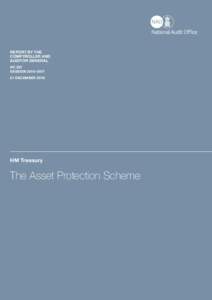 National Audit Office Report (HC): HM Treasury: The Asset Protection Scheme (executive summary)