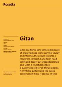 Designed by: Florian Runge (2012–2016) version: Gitan
