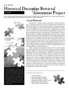 Los Alamos  & Historical Document Retrieval Assessment Project