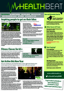 Advertisement  THIS EDITION IS ALL ABOUT MOVING: BIKE WISE MONTH TIME TO GET ACTIVE n  n