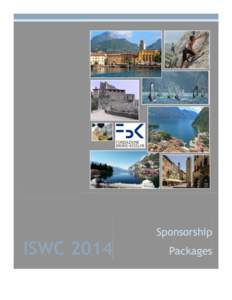 ISWCSponsorship Packages  Fondazione Bruno Kessler