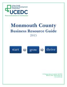 Monmouth County Business Resource Guide 2015 start