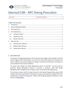 Internal CAB – RFC Voting Procedure