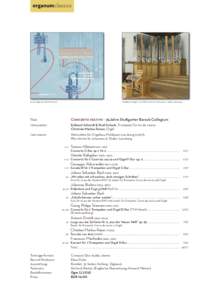 Cover Digipack: Ben Neumann  Mühleisen-Orgel in der Pfarrkirche St. Johannes d. Täufer, Leonberg Titel: