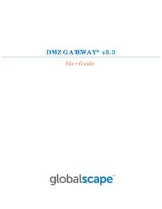 DMZ Gateway v3.3 User Guide