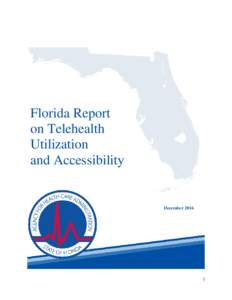 Florida Report on Telehealth Utilization and Accessibility  December 2016