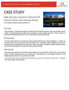 Microsoft Word - Case Study Wago Corp.