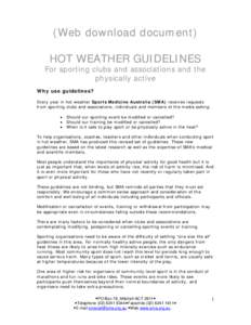 Microsoft Word - Hot Weather Guidelines web download doc 2005.doc