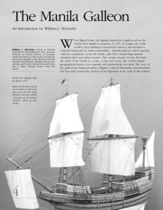 The Manila Galleon An Introduction by William J. McCarthy W  William J. McCarthy served as Editorial