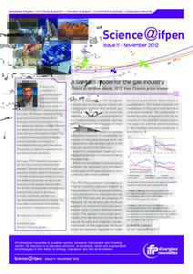 Renewable energies | Eco-friendly production | Innovative transport | Eco-efficient processes | Sustainable resources  Science@ifpen Issue 11 - NovemberA GaMMES model for the gas industry