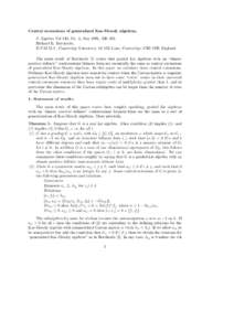 Central extensions of generalized Kac-Moody algebras. J. Algebra Vol 140, No. 2, July 1991, 330–335. Richard E. Borcherds, D.P.M.M.S., Cambridge University, 16 Mill Lane, Cambridge, CB2 1SB, England. The main result of