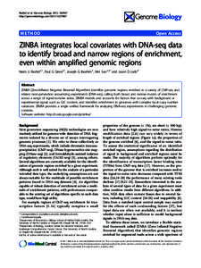 Rashid et al. Genome Biology 2011, 12:R67 http://genomebiology.comR67 METHOD  Open Access