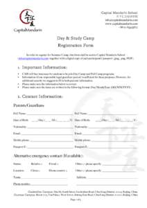 Microsoft Word - Study & Day Camp Registration Form.docx