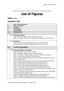 MMEA – (iv) List of Figures  Manx Marine Environmental Assessment List of Figures MMEA – (iv)