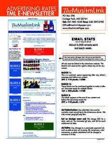 The Muslim Link Mail - News from The Muslim Link
