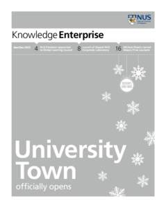 Knowledge Enterprise Nov/Dec[removed]NUS President appointed