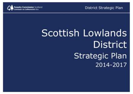 District Strategic Plan  Scottish Lowlands District Strategic Plan
