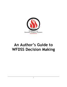 An Author’s Guide to WFDSS Decision Making 1  Contents