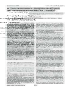 THE JOURNAL OF BIOLOGICAL CHEMISTRY © 2004 by The American Society for Biochemistry and Molecular Biology, Inc. Vol. 279, No. 15, Issue of April 9, pp –15347, 2004 Printed in U.S.A.