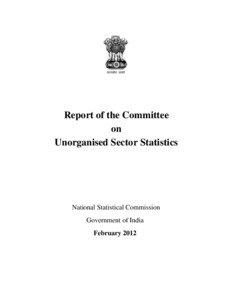 Report of the Committee on Unorganised Sector Statistics