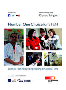 Follow us on:  Number One Choice for STEM Science, Technology, Engineering & Maths (STEM) www.candi.ac.uk/STEM
