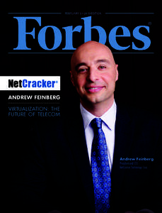 Andrew Feinberg Virtualization: The Future of Telecom Andrew Feinberg President and CEO