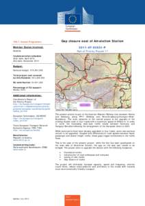 Gap closure east of Amstetten Station  TEN-T Annual Programme 2011-AT[removed]P